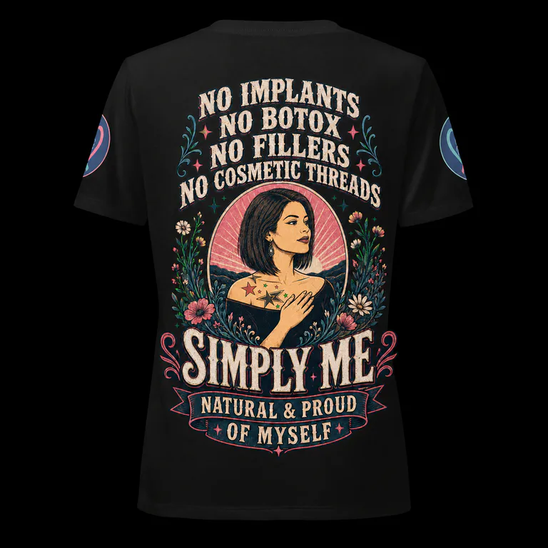 Simply Me Natural and Proud women's relaxed black awareness shirt